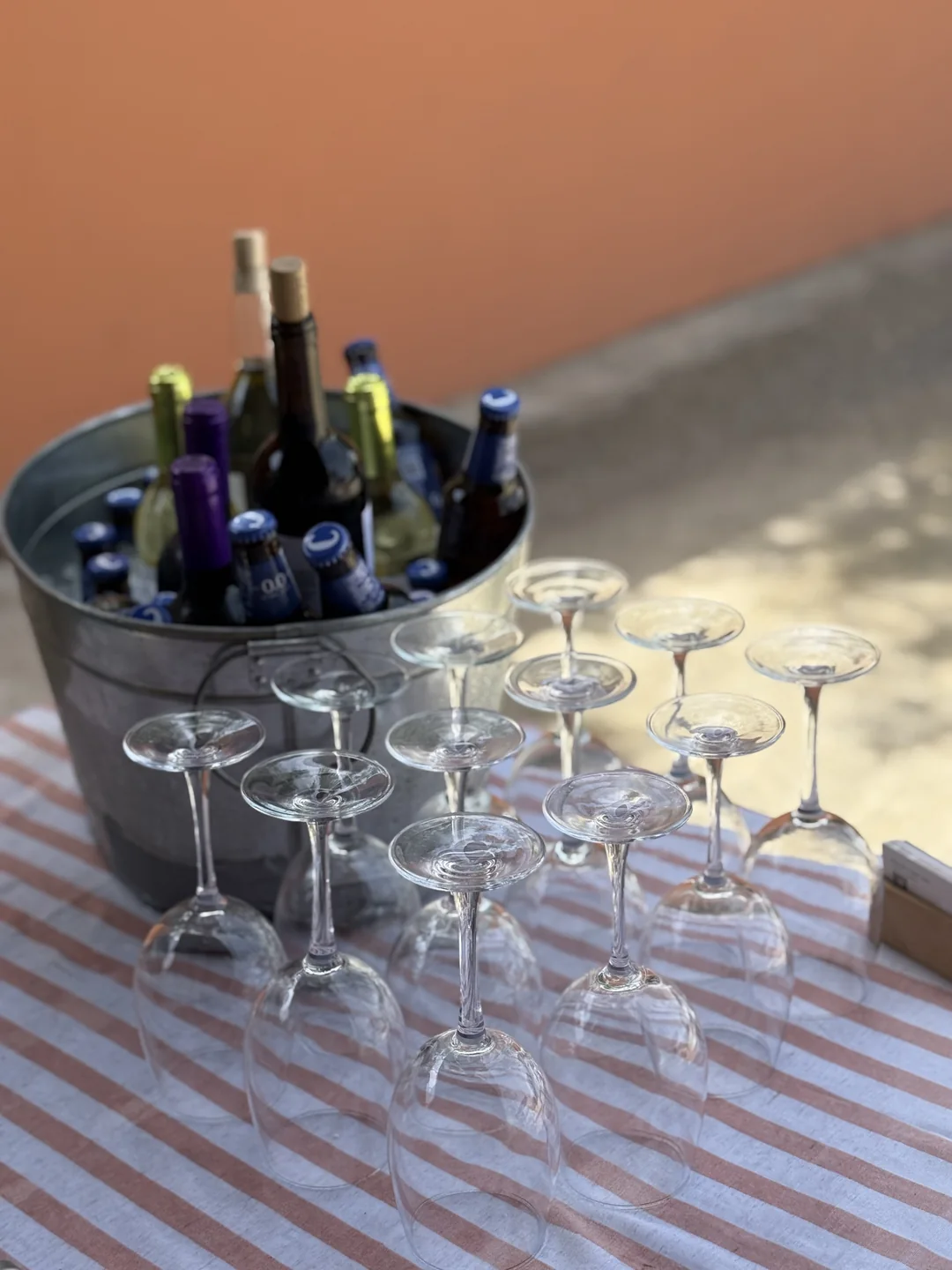 Servicio de bebidas de La Valensiana en un evento